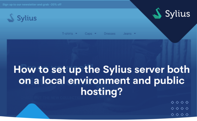 How to set up the Sylius server both on a local environment and public hosting